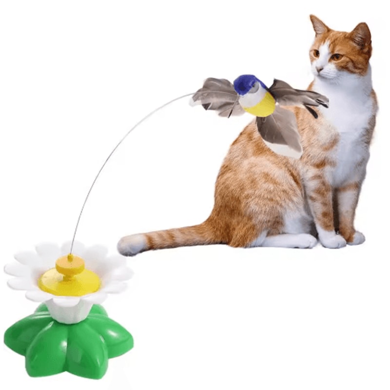 Automatic Rotating Butterfly Cat Toy Interactive Electric Pet Training Toy For Cats And Dogs 3