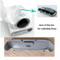 TONEPIE Automatic Cat Litter Box Replacement Accessories Filter Vent Screen Trash Bag Bin Compone 6
