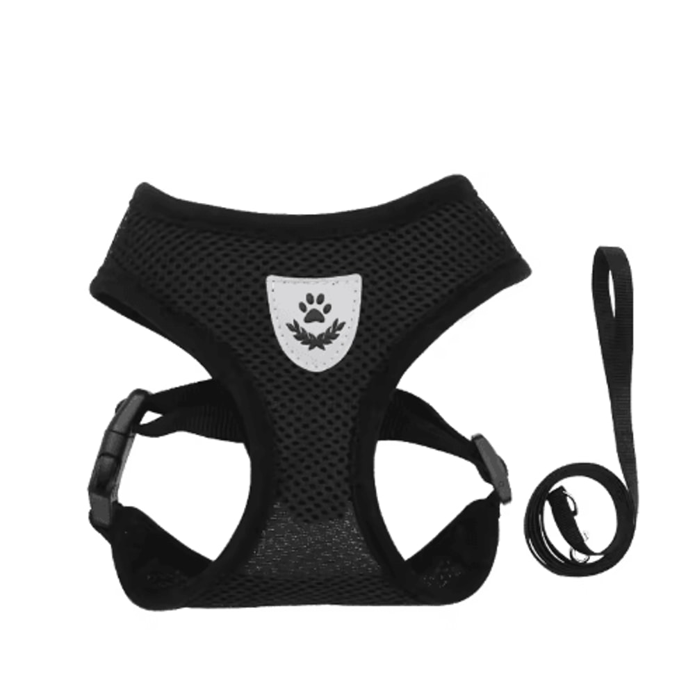 EscapeProof Reflective Cat Harness Leash Set Adjustable Safety Vest For Cats And Small Dogs 3