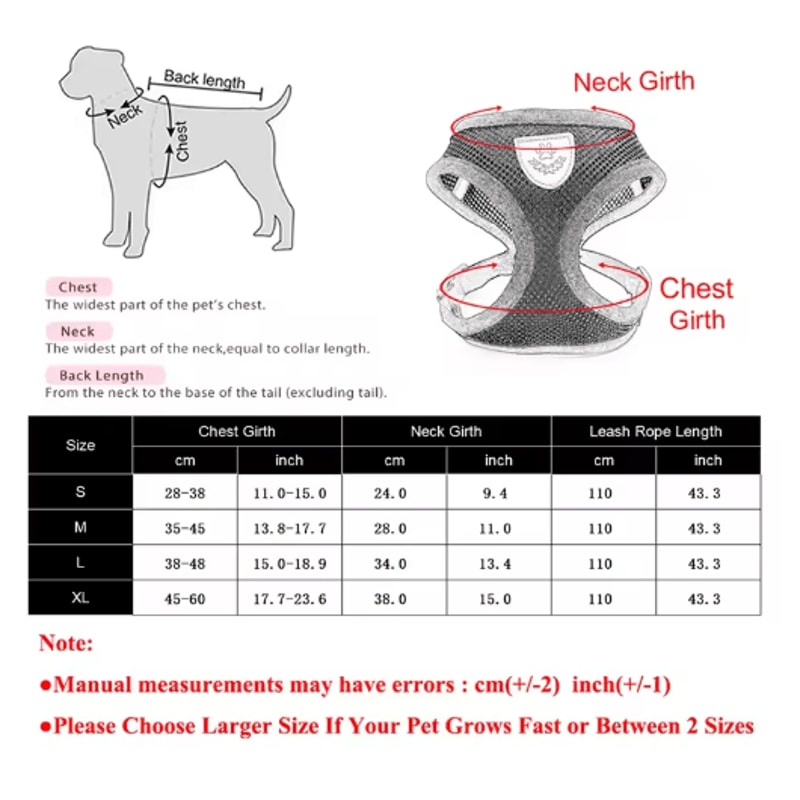 EscapeProof Reflective Cat Harness Leash Set Adjustable Safety Vest For Cats And Small Dogs 5