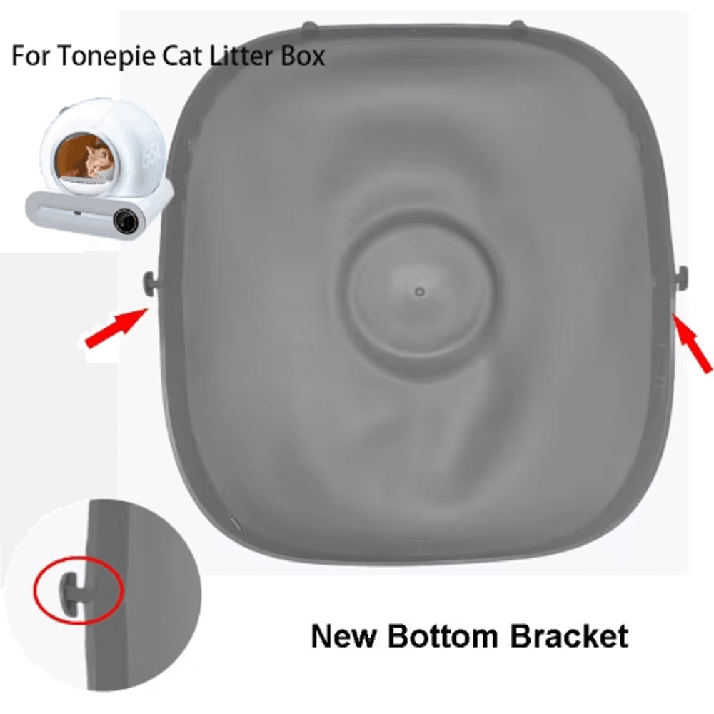 TONEPIE Automatic Cat Litter Box Silicone Pad Protective Replacement Accessory For SelfCleaning Li 0
