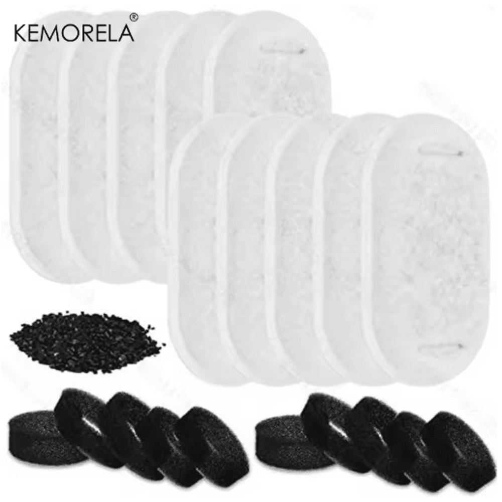 810PCS Pet Water Fountain Replacement Filters Activated Carbon Filters For Cat Dog Water Dispense 0