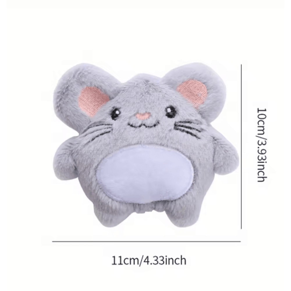 Plush Mouse Rabbit Pet Toy Set Soft BiteResistant Interactive Toy For Cats And Small Dogs 2