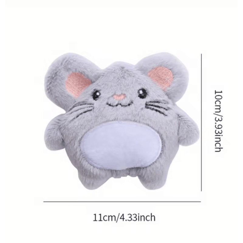 Plush Mouse Rabbit Pet Toy Set Soft BiteResistant Interactive Toy For Cats And Small Dogs 2