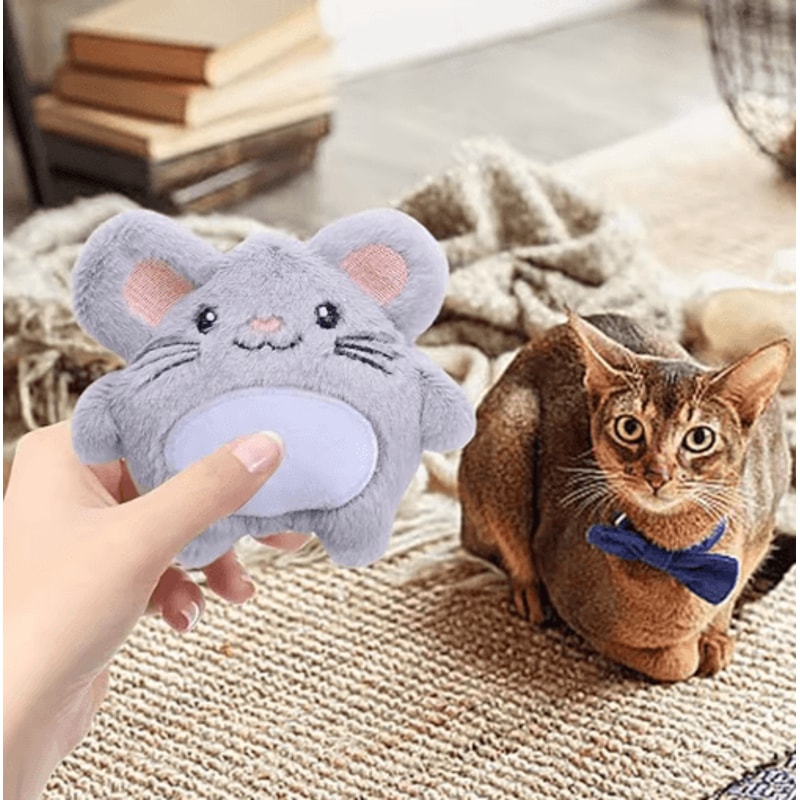 Plush Mouse Rabbit Pet Toy Set Soft BiteResistant Interactive Toy For Cats And Small Dogs 8