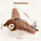 Rechargeable Chirping Flapping Bird Toy TouchActivated Interactive Plush Toy For Cats And Small Do 2