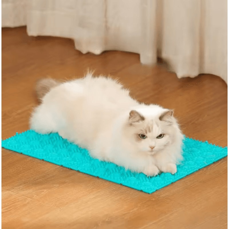 Self Cleaning Cat Grooming Massage Comb Hair Removal Brush Scratch Massager For Cats 4