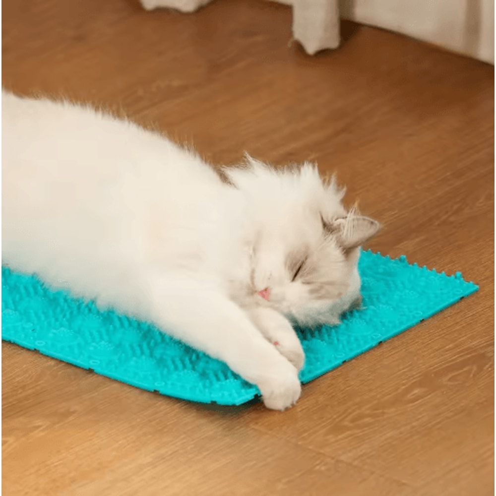 Self Cleaning Cat Grooming Massage Comb Hair Removal Brush Scratch Massager For Cats 6
