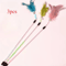 3PCS Retractable Feather Cat Wand Set Interactive Teaser Toys For Cats And Kittens 4