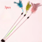 3PCS Retractable Feather Cat Wand Set Interactive Teaser Toys For Cats And Kittens 4