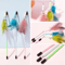 3PCS Retractable Feather Cat Wand Set Interactive Teaser Toys For Cats And Kittens 5