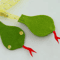 Snake Cat Teaser Wand With Bell Interactive Squeaky Felt Toy For Cats And Kittens 5