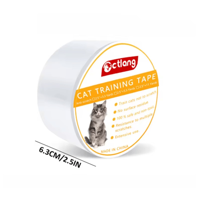 Transparent Cat Scratch Deterrent Tape SelfAdhesive Furniture Protector For Cat 2