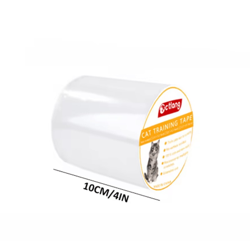 Transparent Cat Scratch Deterrent Tape SelfAdhesive Furniture Protector For Cat 3