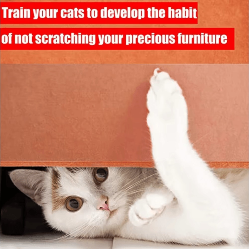 Transparent Cat Scratch Deterrent Tape SelfAdhesive Furniture Protector For Cat 6