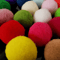 102030PCS Mini Pompom Cat Toy Set Colorful Plush Balls For Active Kittens And Cats 7