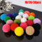 102030PCS Mini Pompom Cat Toy Set Colorful Plush Balls For Active Kittens And Cats 0