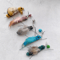 23PCS Plush Insect Cat Wand Refills Interactive Bug Replacement Heads For Teaser Toys 0