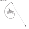DrDC Dragonfly Feather Cat Wand Refill Interactive Teaser Stick Replacement Head For Cats 5