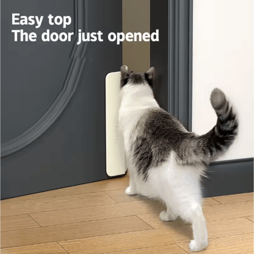 Pet Door Opener Handle Set Indoor Cat Accessory For Bedrooms Bathrooms Private Spaces 7