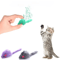 Squeaky Catnip Mouse Toy Faux Fur Interactive Training Toy For Cats And Kittens 4