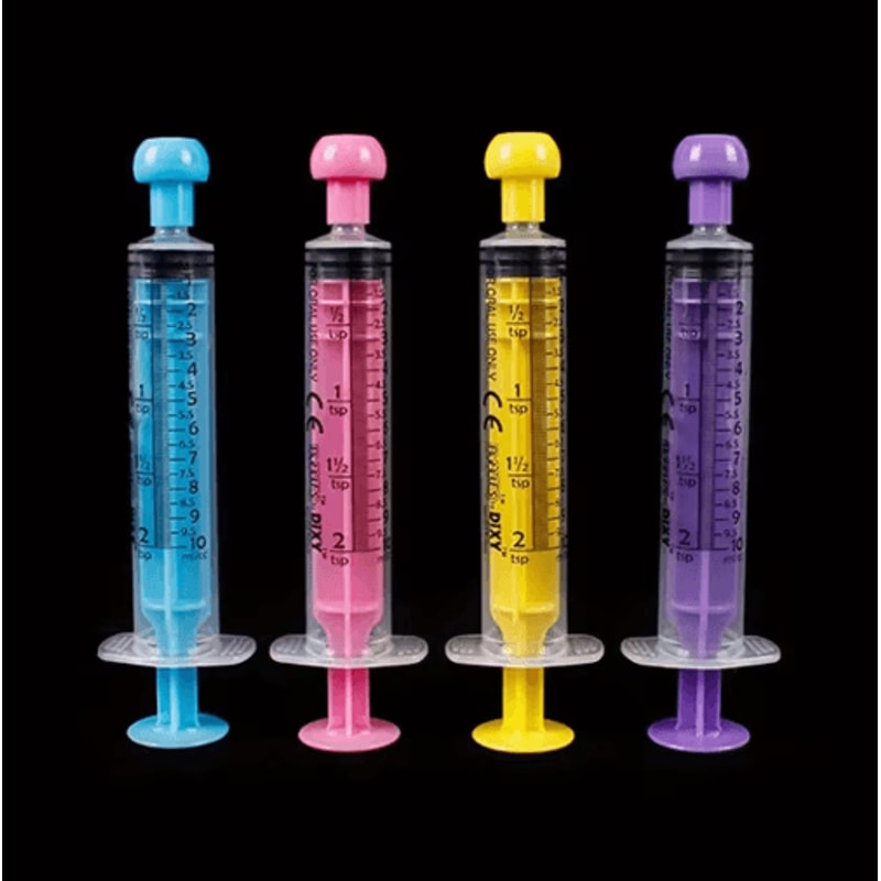 6PCS Pet Feeding Syringe Set 5ml 10ml Oral Dispensers For Cats Dogs Small Pets 1