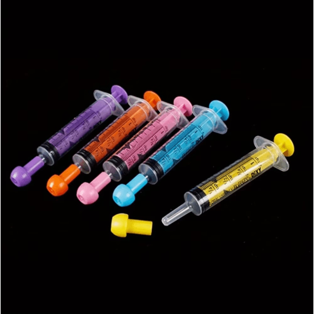 6PCS Pet Feeding Syringe Set 5ml 10ml Oral Dispensers For Cats Dogs Small Pets 6