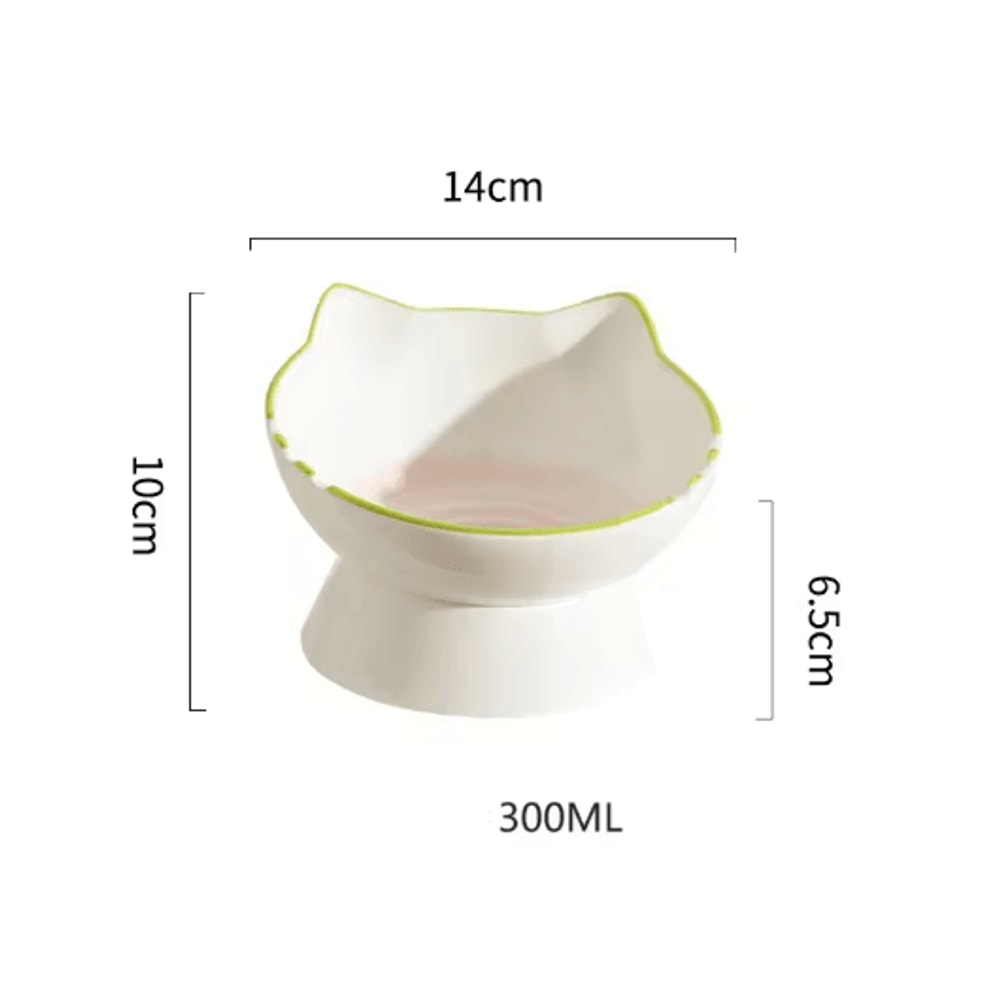 Elevated Cat Food Water Bowl Raised Feeding Dish For Comfortable Mealtime 1