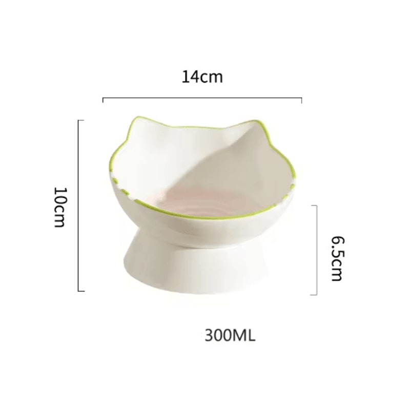Elevated Cat Food Water Bowl Raised Feeding Dish For Comfortable Mealtime 1