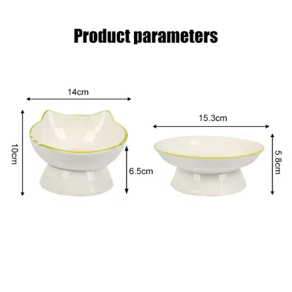 Elevated Cat Food Water Bowl Raised Feeding Dish For Comfortable Mealtime 3