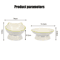 Elevated Cat Food Water Bowl Raised Feeding Dish For Comfortable Mealtime 3