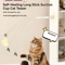 Automatic Suction Cup Cat Teaser Toy Electric Interactive Wand For Indoor Cats 0