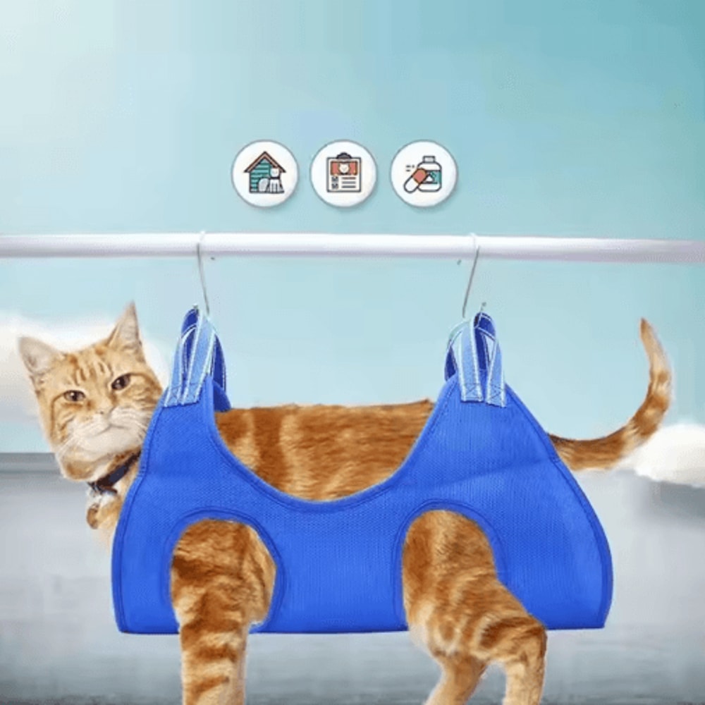 Pet Groom Comfort Lift Hammock Pet Grooming Hammock For Nail Trimming Bathing Care 7