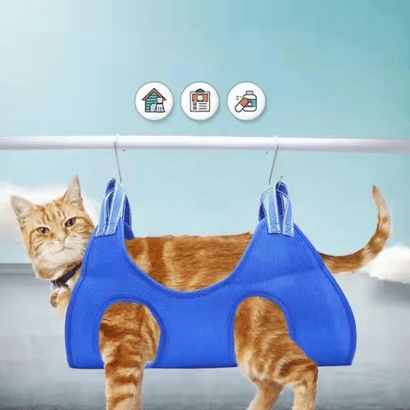 Pet Groom Comfort Lift Hammock Pet Grooming Hammock For Nail Trimming Bathing Care 7