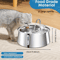 Pure Flow 4L Stainless Steel Cat Water Fountain Ultra Quiet Pet Water Dispenser With MultiLayer Fil 7