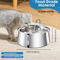 Pure Flow 4L Stainless Steel Cat Water Fountain Ultra Quiet Pet Water Dispenser With MultiLayer Fil 7