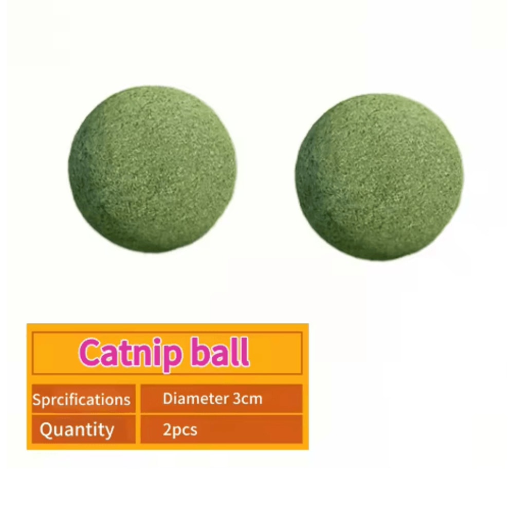 Purr Fresh Natural Catnip Wall Ball Teeth Cleaning Lick Chew Toy For Cats 1