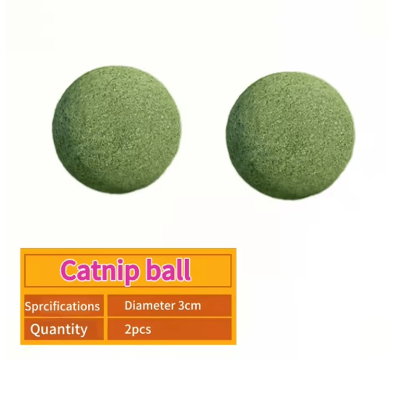 Purr Fresh Natural Catnip Wall Ball Teeth Cleaning Lick Chew Toy For Cats 1