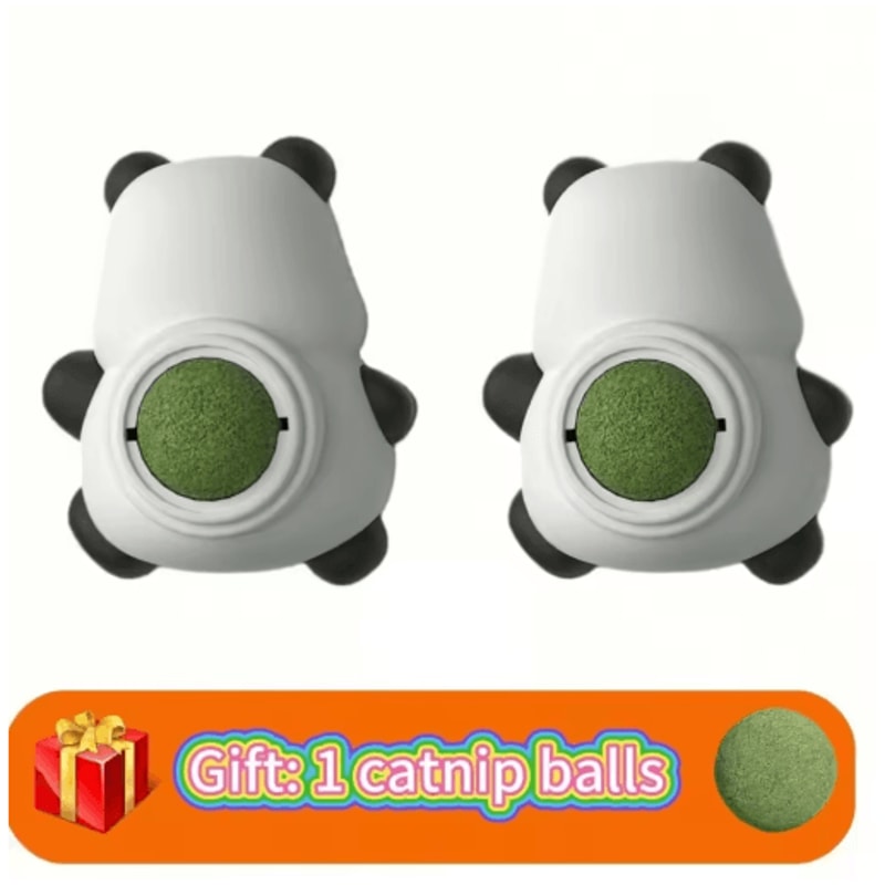 Purr Fresh Natural Catnip Wall Ball Teeth Cleaning Lick Chew Toy For Cats 2