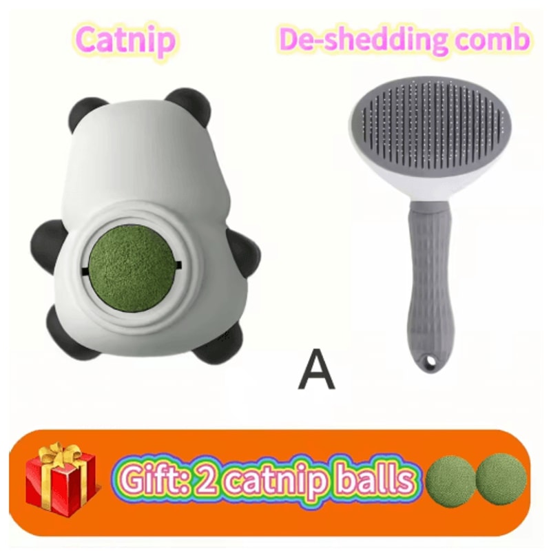 Purr Fresh Natural Catnip Wall Ball Teeth Cleaning Lick Chew Toy For Cats 4