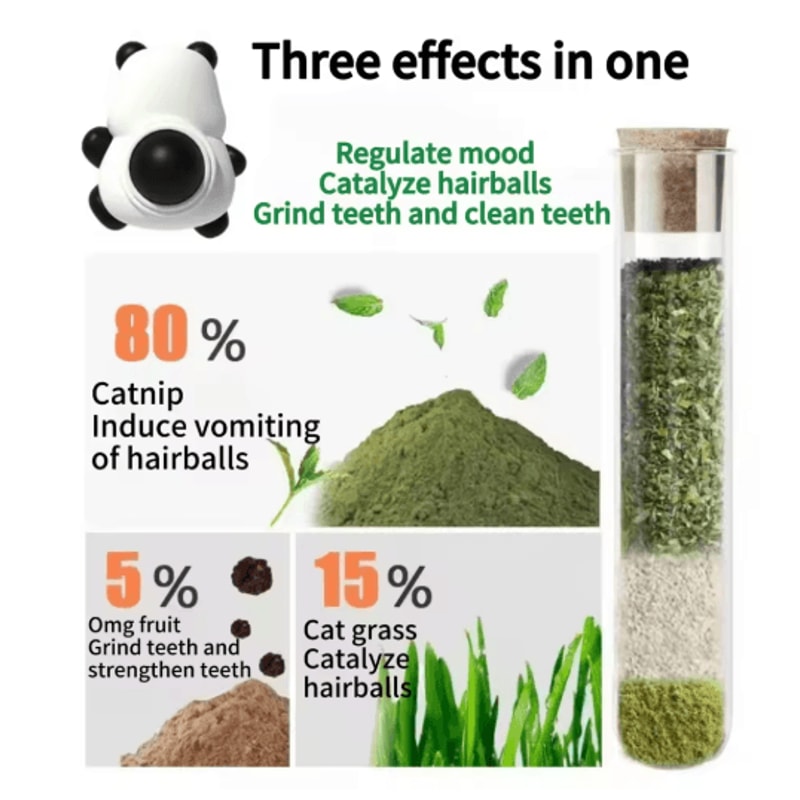 Purr Fresh Natural Catnip Wall Ball Teeth Cleaning Lick Chew Toy For Cats 6