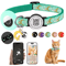 Safe Track AirTag Cat Collar GlowintheDark Pet Collar With AirTag Holder Bell QR ID Tag 0