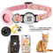 Safe Track AirTag Cat Collar GlowintheDark Pet Collar With AirTag Holder Bell QR ID Tag 2