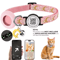 Safe Track AirTag Cat Collar GlowintheDark Pet Collar With AirTag Holder Bell QR ID Tag 2