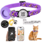Safe Track AirTag Cat Collar GlowintheDark Pet Collar With AirTag Holder Bell QR ID Tag 5