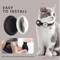 Safe Track AirTag Cat Collar GlowintheDark Pet Collar With AirTag Holder Bell QR ID Tag 8