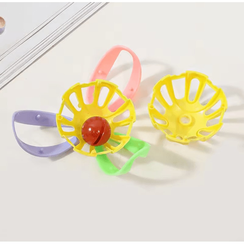 JingleBounce Bell Ball Cat Toy Colorful Interactive SelfPlay Toy For Cats Kittens 5