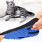 Fur Care Pet Grooming Gloves Silicone Hair Remover Massage Brush For Cats Dogs 2
