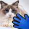 Fur Care Pet Grooming Gloves Silicone Hair Remover Massage Brush For Cats Dogs 0