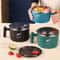 Stainless Steel Noodle Bowl With Lid And Drain Portable Soup Bowl 5
